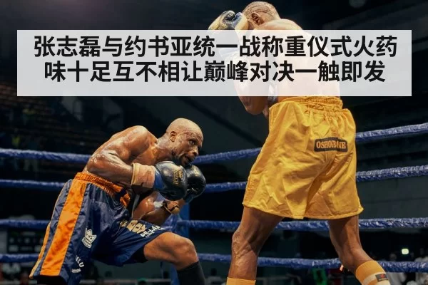 boxing rivalry stare